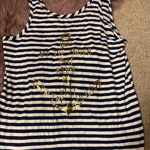 Ladies Anchor Tank Top